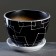 Pot floral illusion black 1.65 liters