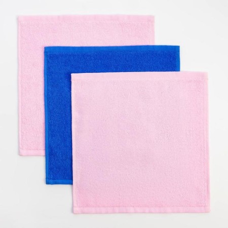 Set of terry towels Happy 30x30 cm - 3 pcs, 100% cotton 340 g/m2-1
