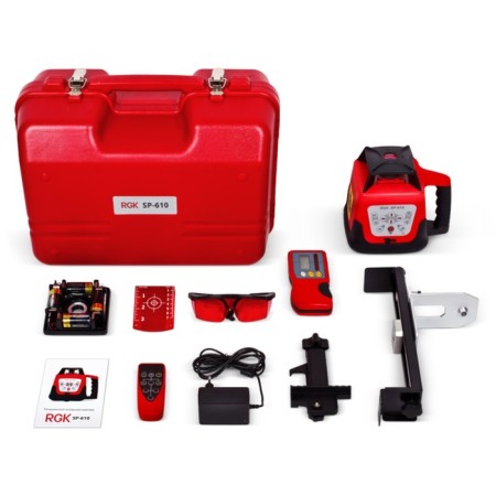 Laser Laser RGK SP610, rotational, with a receiver 300 m, 1 beam-6