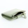 Women's wallet on the button, green color