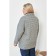 Female jacket, size 66, gray color