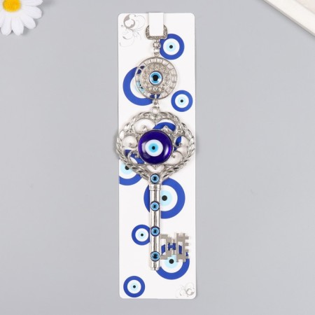 Suspension from the evil eye "Medallion and key" 22 cm-3