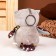Soft toy "owl", on a key fob, 10 cm, color mix