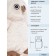 Soft Gulliver toy "Owl Sofia", white color, 23 cm