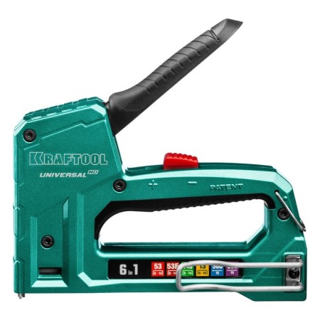 Stapler aluminum Kraftool Universal -HD 3188, type of bracket 53/140/13/300/500/53F, 6 - 14 mm-9
