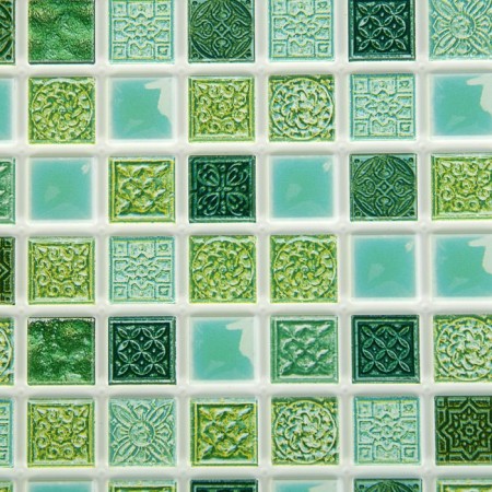 PVC mosaic panel Provence green 960x480 mm-1