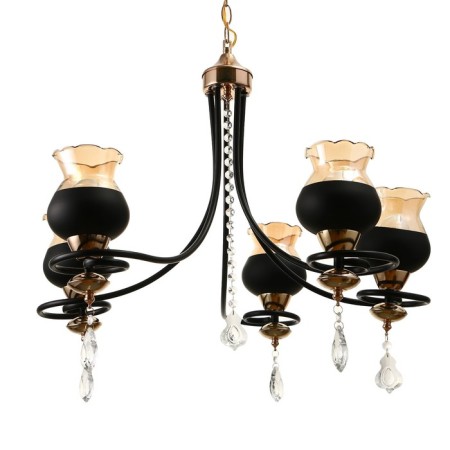 Lyra chandelier 5he27 40w Black 60x60x85 cm Bayerlux-3