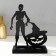 Summary Metal for 2 candles "Halloween. Zombies with pumpkin" Black 17.5x14x6 cm