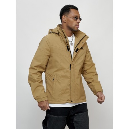 Sports male jacket, size 50, beige color-2