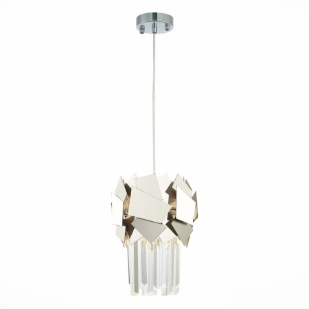 STL LUCE Sus. SL1232.103.01. Casorta. 1x60 W, E14, 23x23x30 cm, chromium color-3