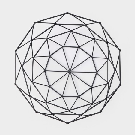 Fruitor Dolyana "Geometry", 27 × 27 × 14 cm, black color-3