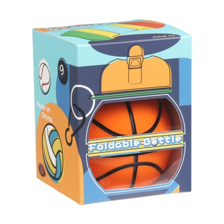 Water bottle, 550 ml, basketball ball, folding, 18 x 8.7 cm-7