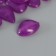 Decor for creativity plastic shines in the dark "purple pebbles" set of 12 pcs