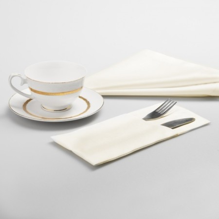 Kit of Kuverts "Donna", size 10 x 24 cm - 4 pcs, cream