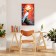 Carty clock wall-mounted interior "bird", silent, 35 x 60 cm