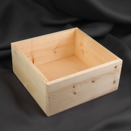 Needlework box, wooden, 20 × 20 × 9 cm-1