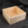 Needlework box, wooden, 20 × 20 × 9 cm