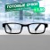 Ready glasses GA0186 (color: C1 black; diopter: + 1.5; Toning: no)