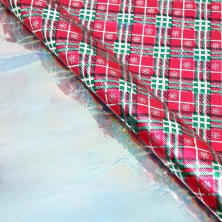 Film packaging holography "Cell", 100 x 70 cm, New Year-1