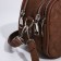 Cross-Bodi Bag on a zipper, brown color