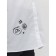 Blouse for girls, height 122 cm, white color