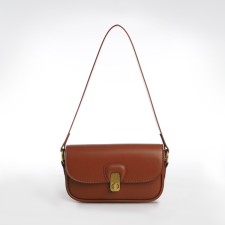 Female bag Textura, small size, brown color