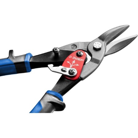 Scissors for metal "bison" Katran 23130-S, straight, 250 mm, 0.6 mm, two-component handle-2