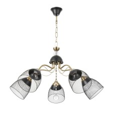 Ricardo chandelier 5he27 40W Black 71x71x38-65cm Bayerlux