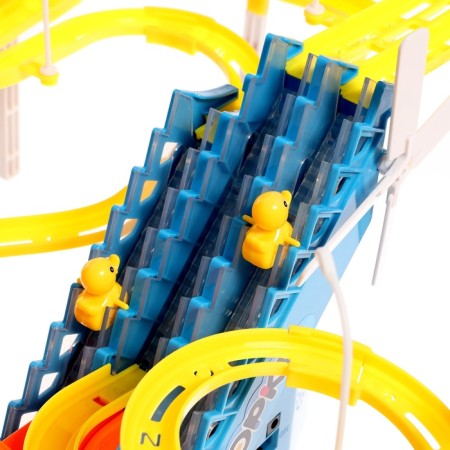 Developing toy "Duck track", light, sound, works from batteries and from the network-6