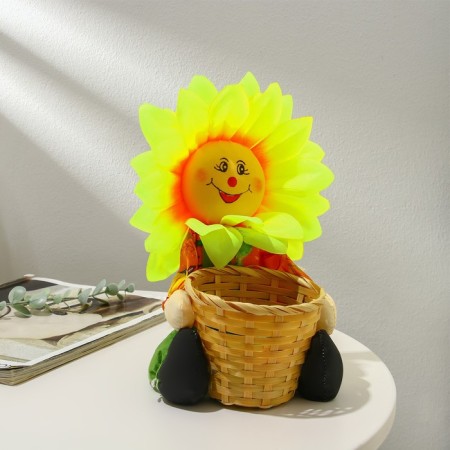 Flower stand, 1 pot, d = 9 cm, h = 11 cm, mix, “sun”, greengo-1