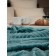 Texrepublic blanket, size 200x220 cm, turquoise color