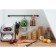Glass Bank for bulk products with a bamboo cover "Eco", 1.05 l, 10 × 20.5 cm