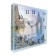 Carty clock is wall-mounted, series: sea, "Rockure-Vorota by the seashore", discrete move, 25 x 35 cm