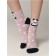 Women's socks with Pikot Conte Elegant Panda, size 23, color pink color