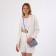 Women's bag with lightning, blue color
