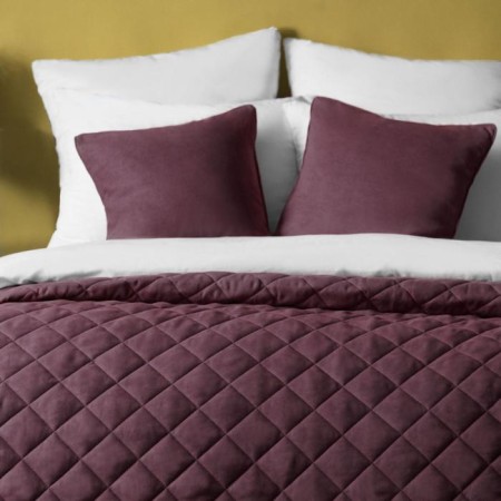 Cover with pillowcases "Kim", size 230x250 cm, wine color-2