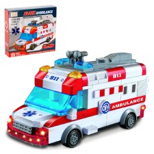The designer “ambulance”, light and sound effects, drives, 48 ​​parts