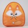 Baby backpack for the girl "Fox", 23x20.5 cm