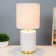 Lauren table lamp E27 40W Beige 17x17x36 cm Risalux