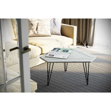 Journal table "Tet 450", 860 × 750 × 450 mm, color white concrete-1