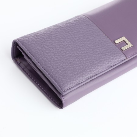 Women's wallet on magnets, lilac color-2