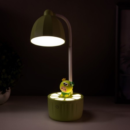 Table lamp "Mini frog" LED 3 modes 6.4W USB Salad 10x10x37.5 cm Risalux-9