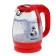 Electric kettle Sakura SA-2715R, glass, 1.7 l, 2200 watts, red