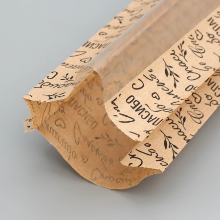Package Package Package, craft, "Thank you" 11x57.5x4 cm with a window-2