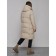 Coat insulated winter female, size 50, beige color
