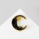 The icon-reinforced icon "Moon Cat", the color is black in gold