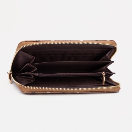 Women's wallet with lightning, red-2