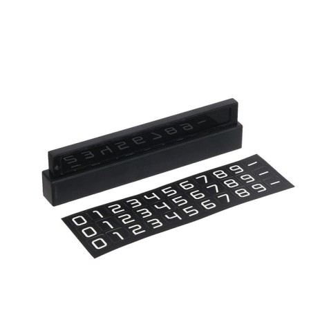 Cartage phone number, black-1