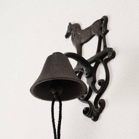 Bell Souvenir Cast iron "Horse" 13x13.5x24.5 cm-6