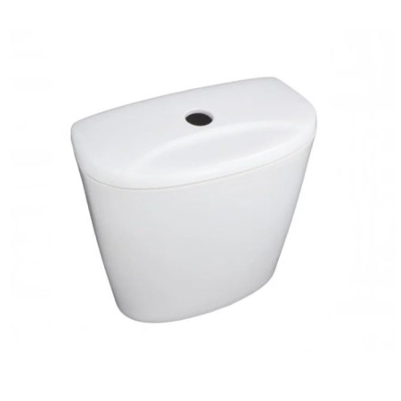 The universal toilet tank with a lower eyeliner, under the button, the center 13 cm